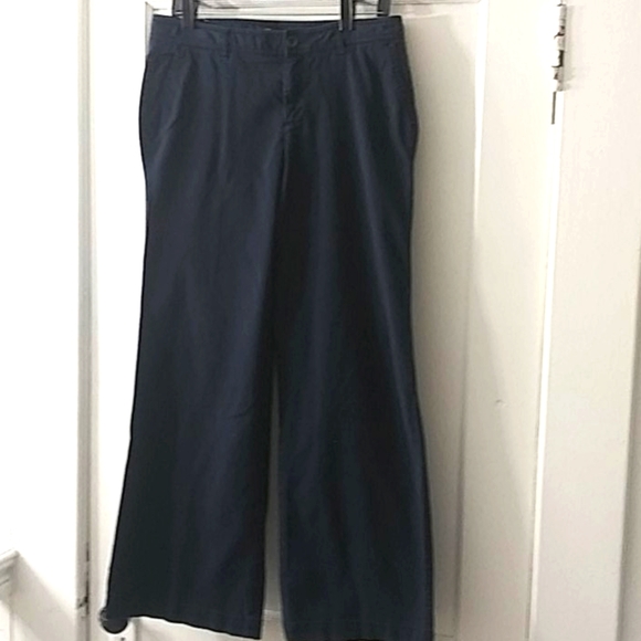 Gap Navy Wide Leg Trouser Pant - Picture 2 of 6